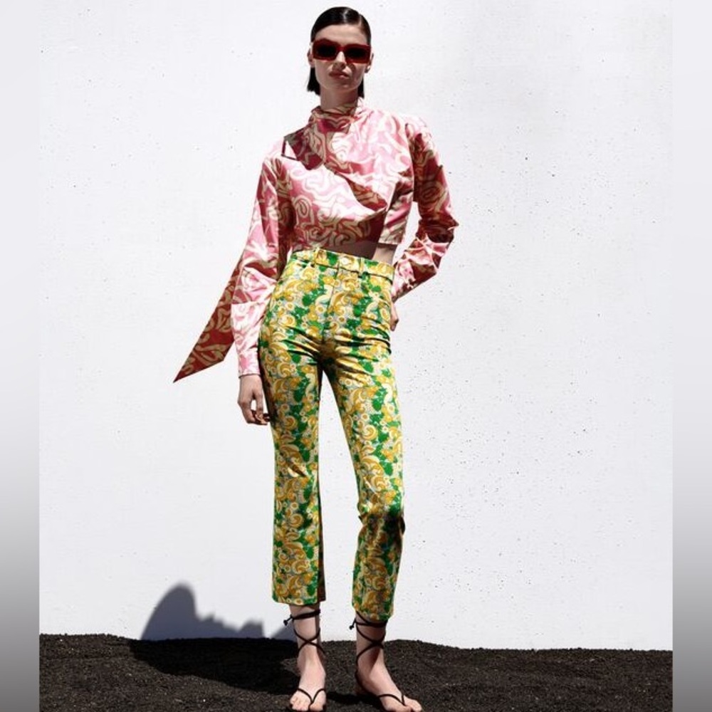 Zara Multicolored Printed Set - Picture 3 of 7